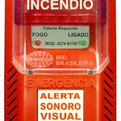 Acionador Com Alerta Luminoso Conjugado-Ohmega